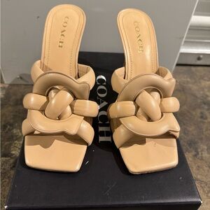 Coach Kellie Leather Sandal